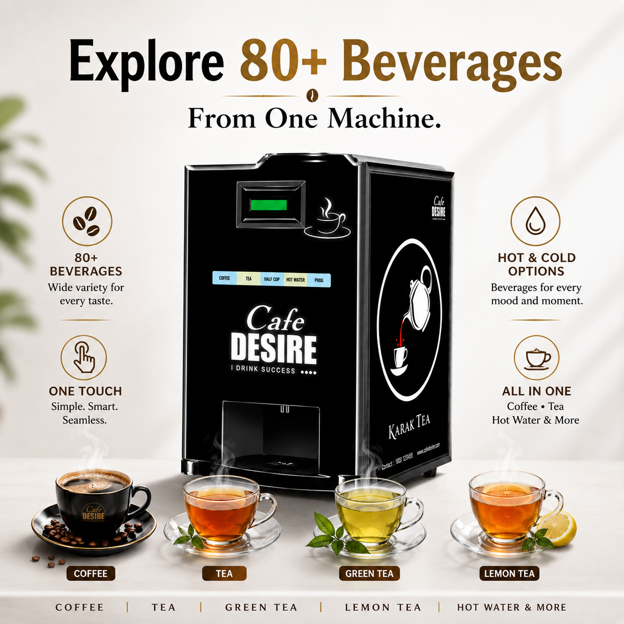 LED Double Option Vending Machine - 2 option