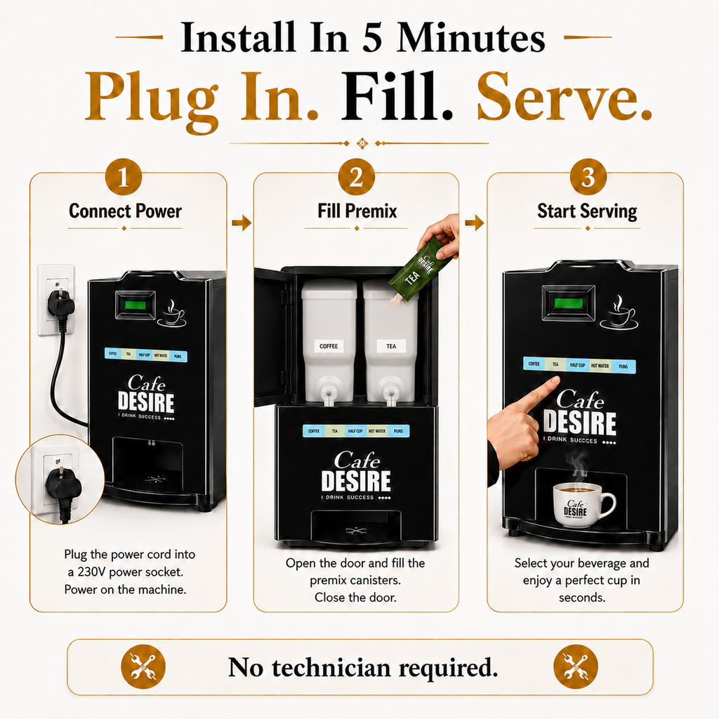 LED Double Option Vending Machine - 2 option
