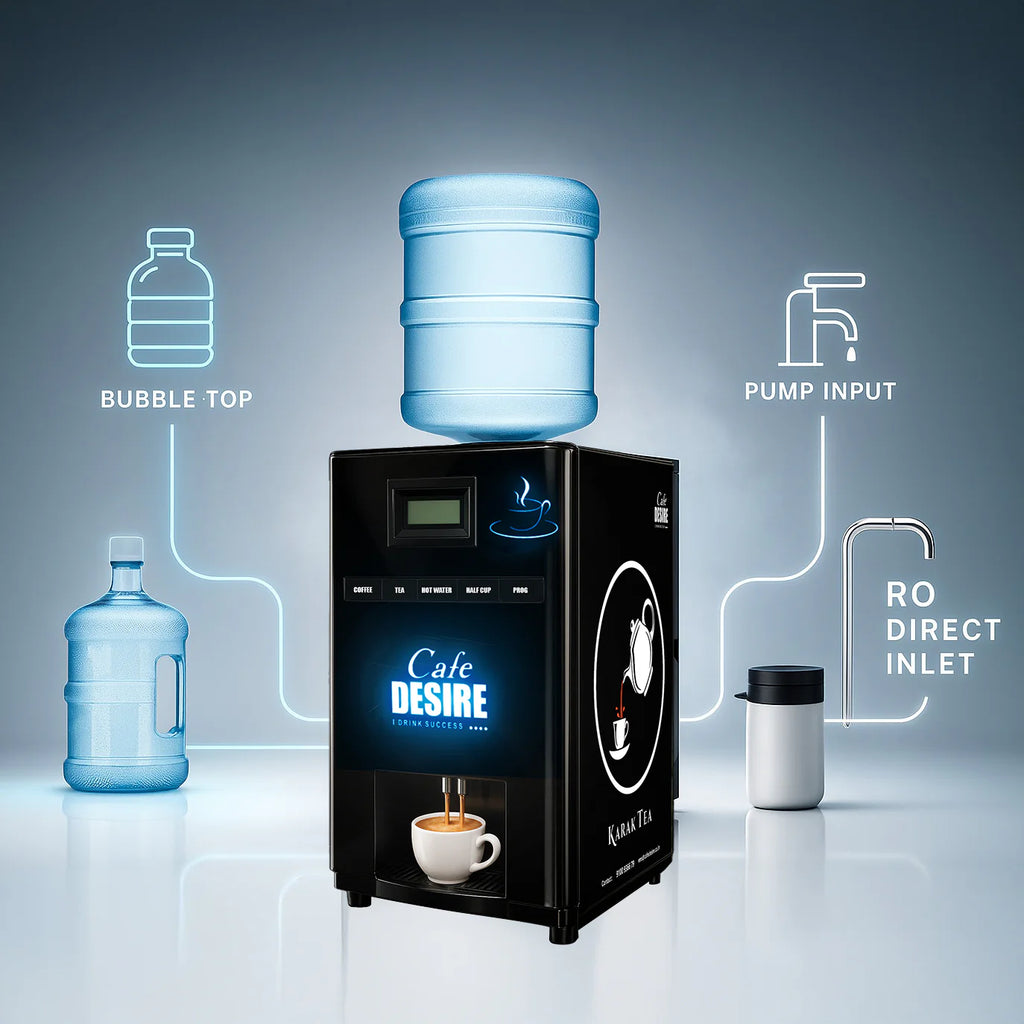 LED 4 Beverage Vending Machine (Multi-Water-Inlet)