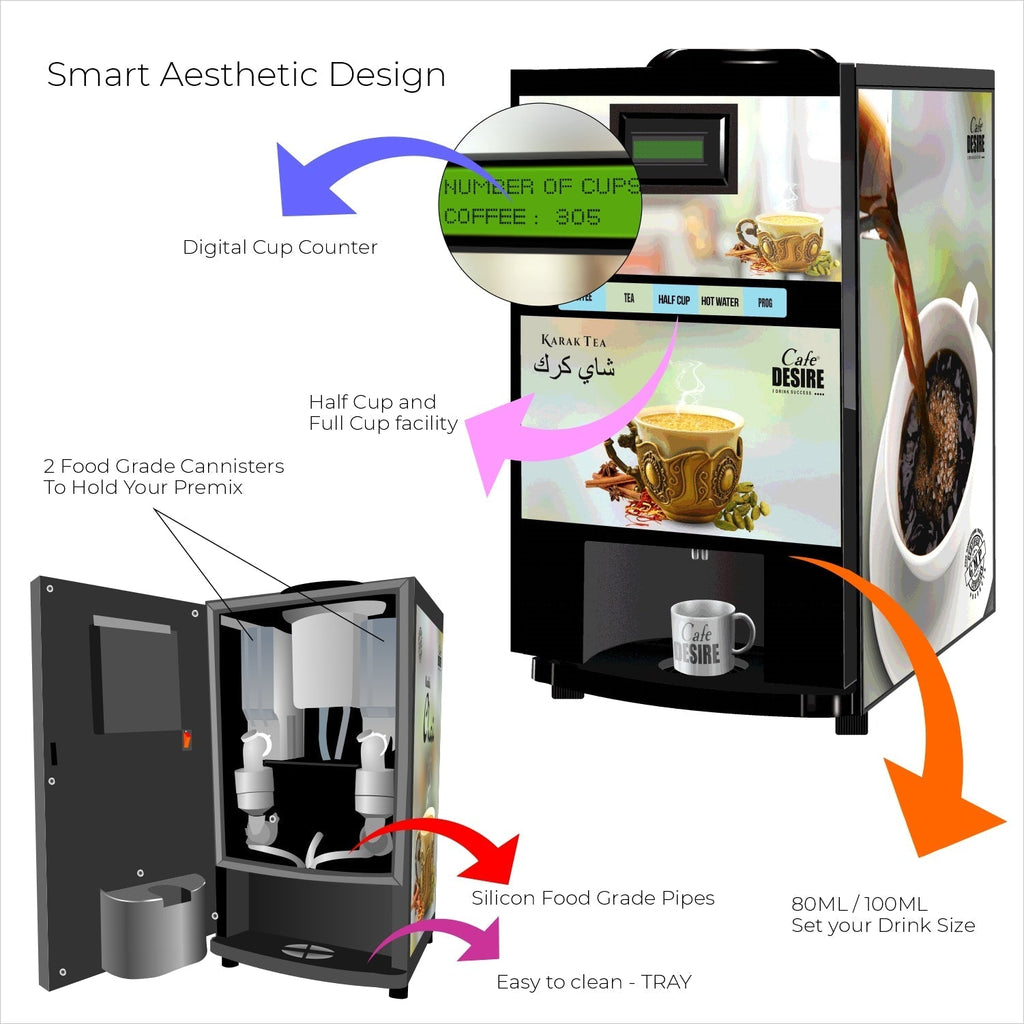 Double Option Vending Machine - 2 Option